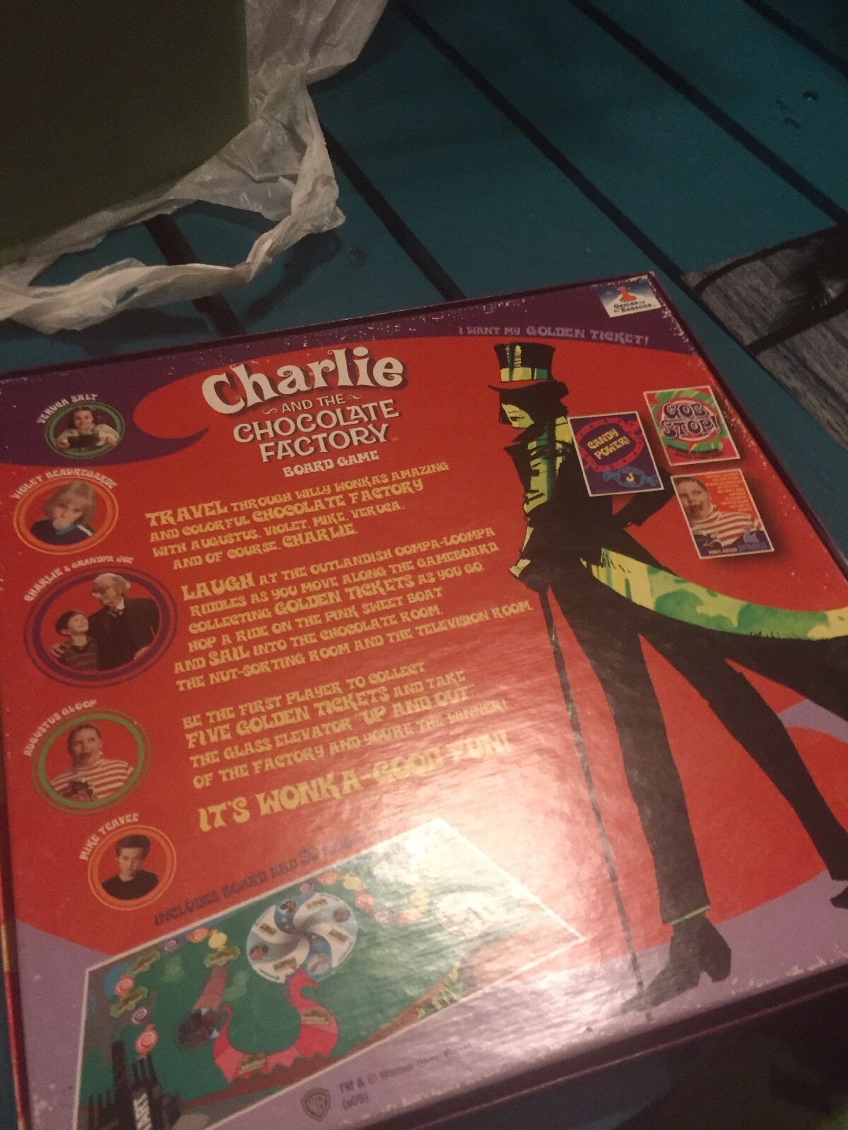 Children’s Unisex Warner Bros. Charlie And The Chocolate Factory Board Game-7+