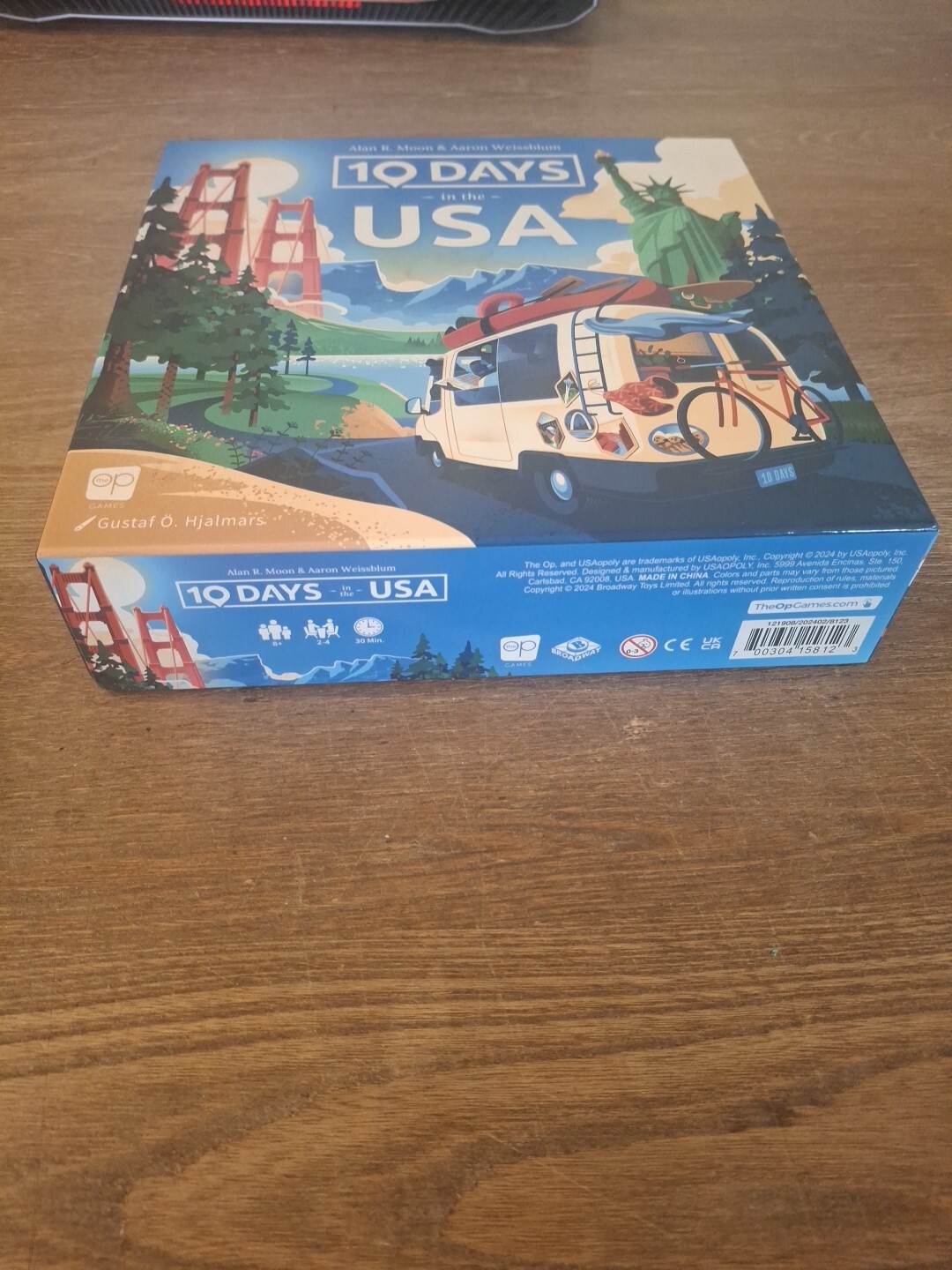 10 Days in The USA | Family Road Trip Board Game for All Ages | Alan Moon Game