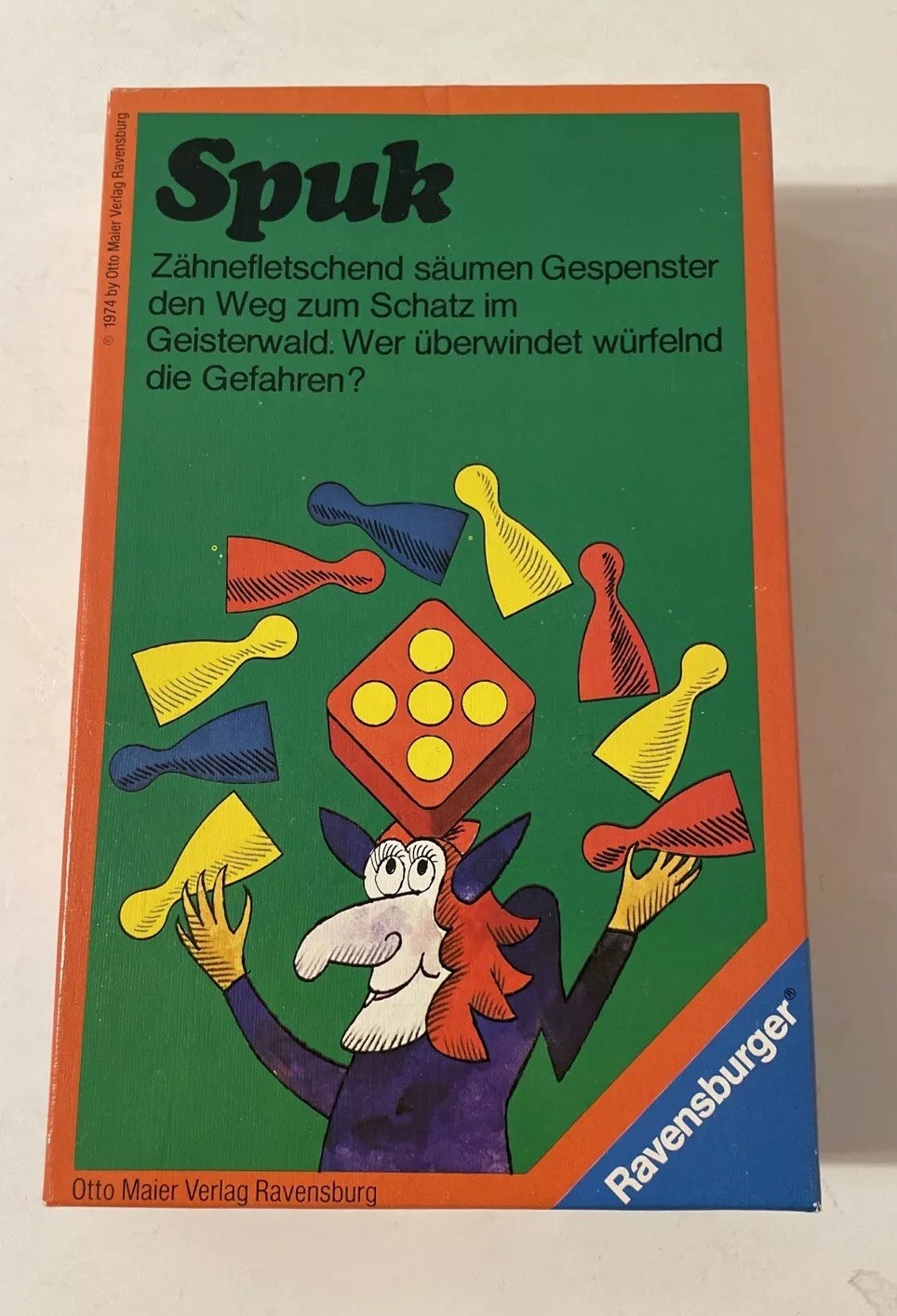 Spuk (Spooky) Game by Ravensburger – 1974 Edition – Complete!