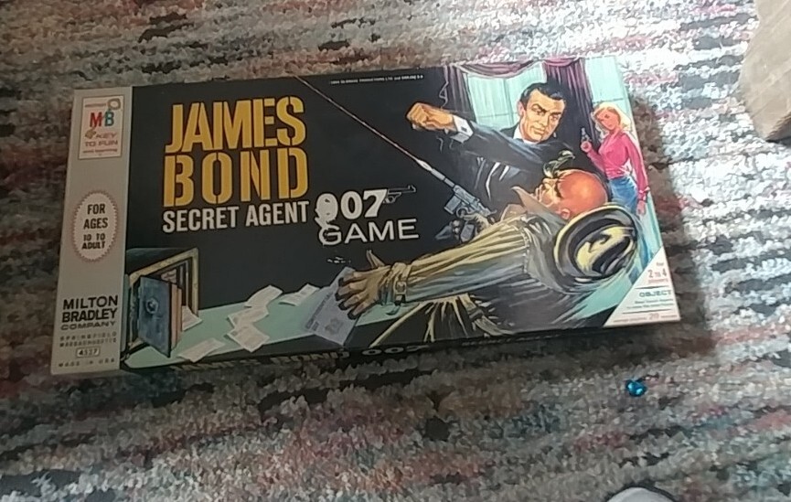 1964 James Bond Secret Agent 007 Game by Milton Bradley – Complete