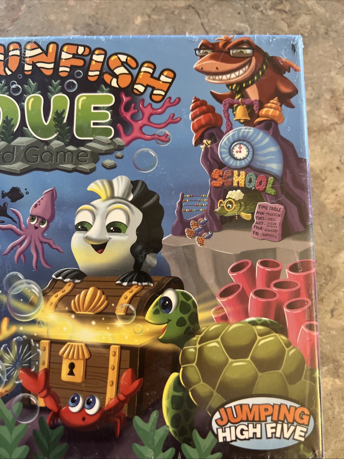 Clownfish Cove Board Game Ages 4+ Players 2-5 Sealed