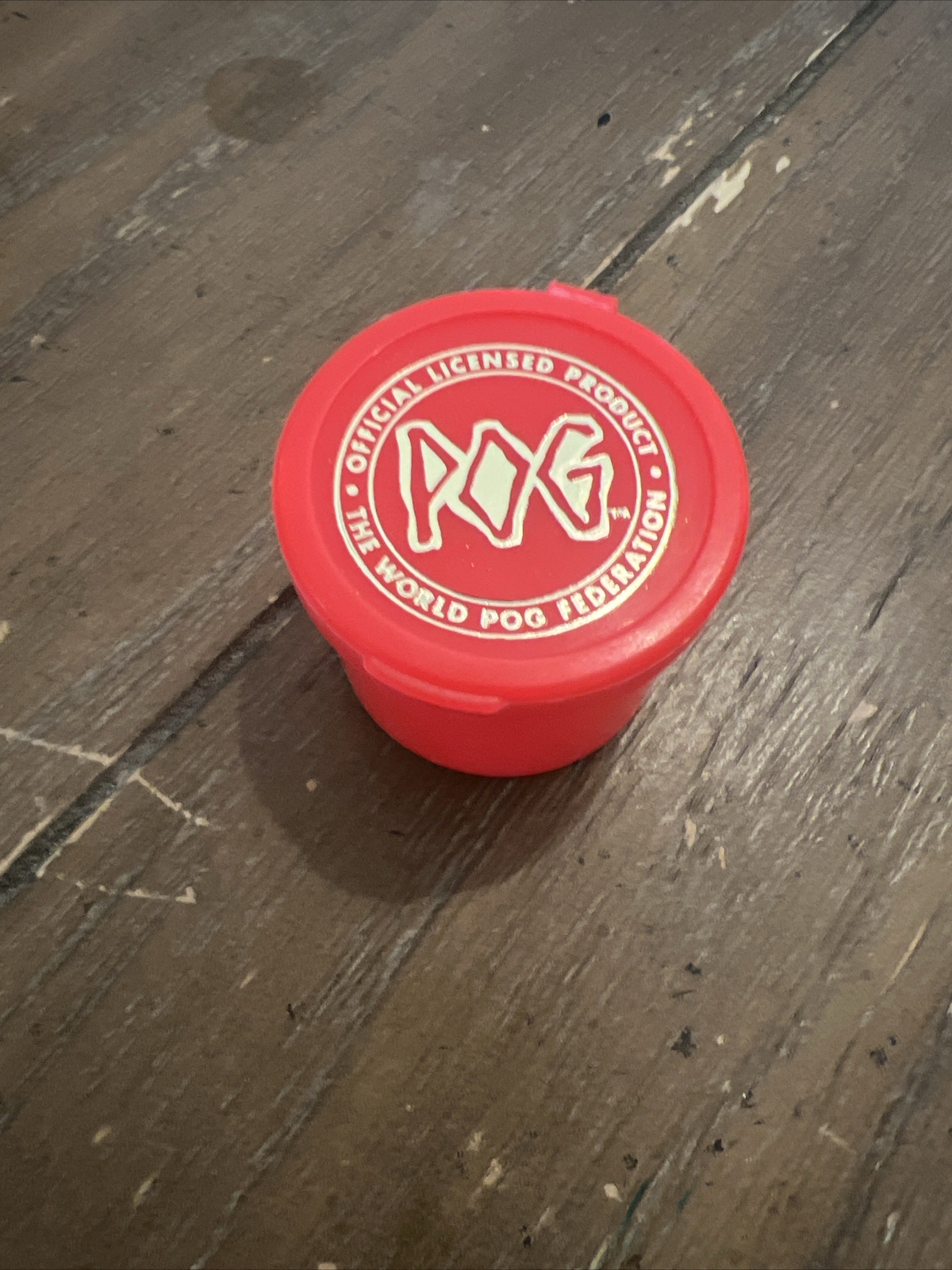 POG Officially Licensed Milkcap Container Never Used Small Size Various Colors