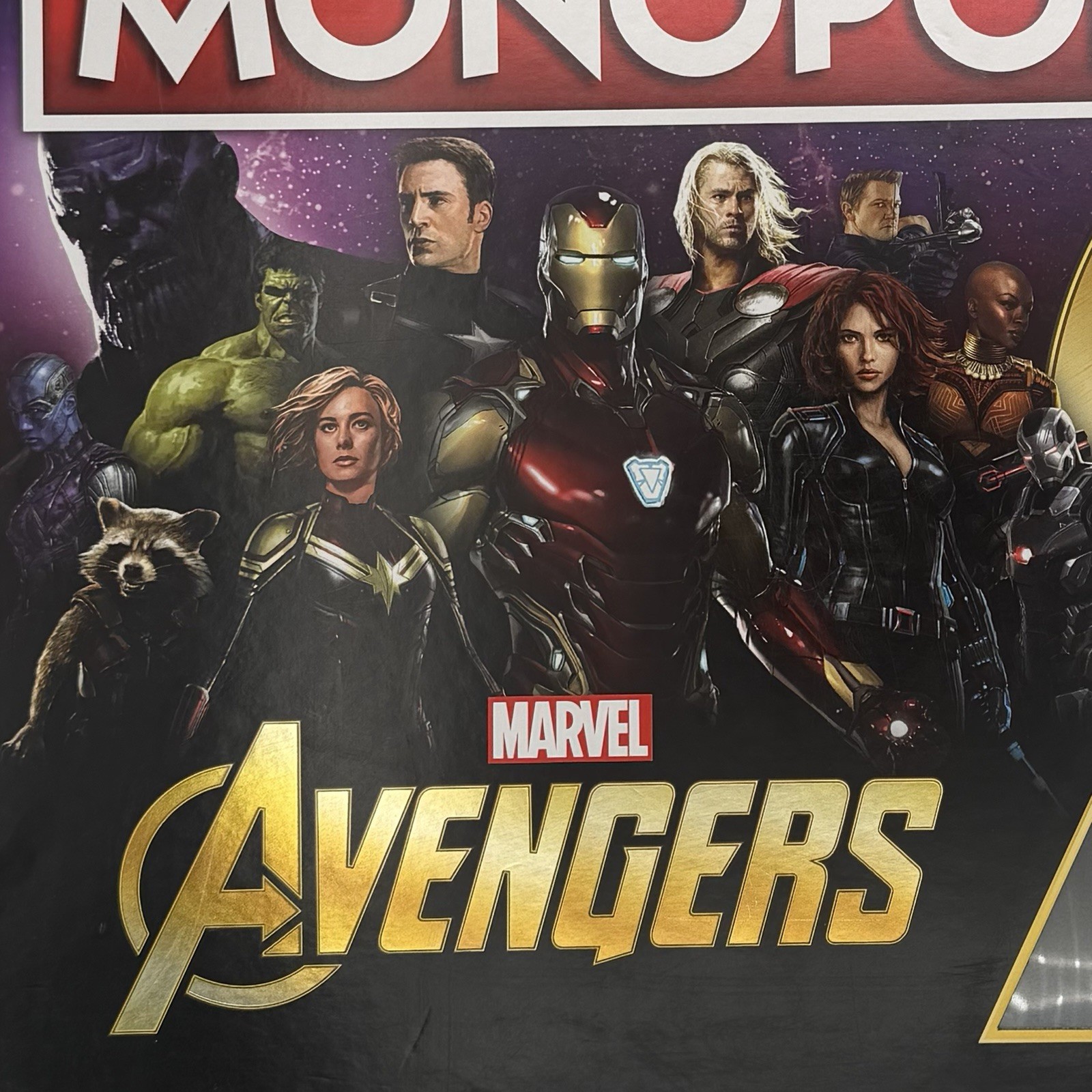 Monopoly Marvel Avengers CIB Hasbro Gaming 2018 MCU The First Ten Years 8+