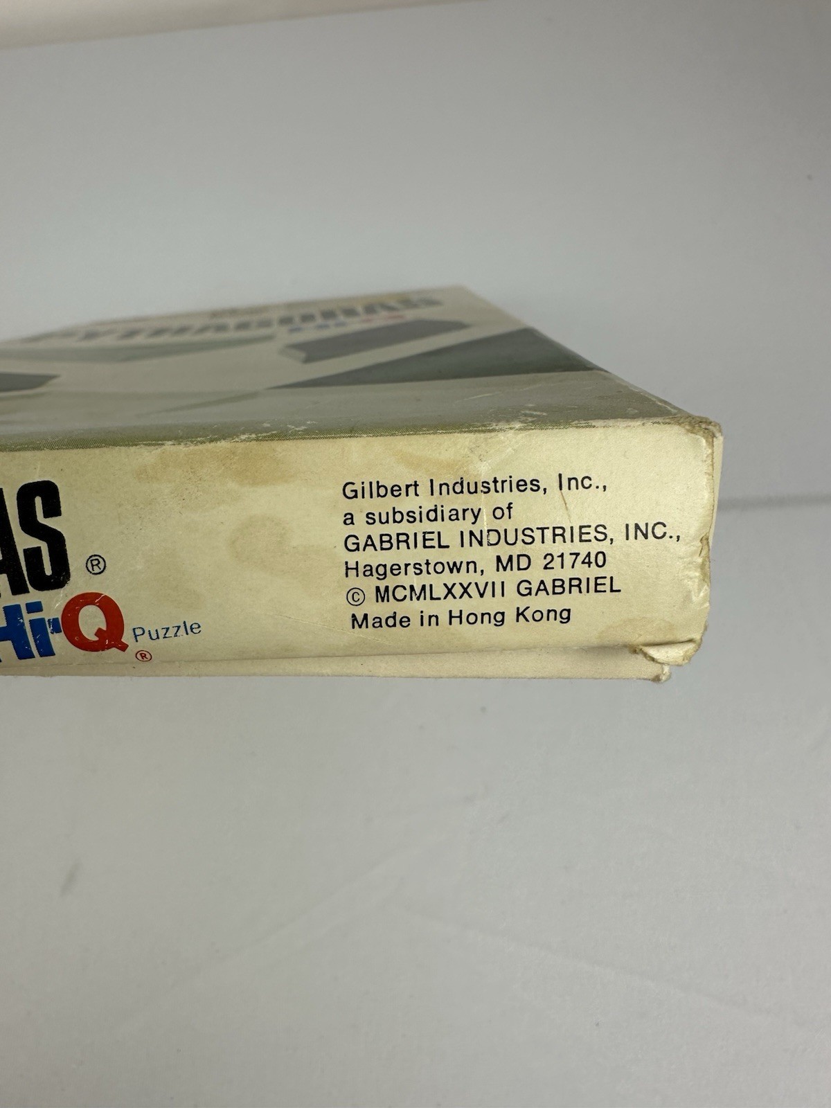 Gabriel Pythagoras Hi-Q Geometric Puzzle Game, Complete, Vintage 1977