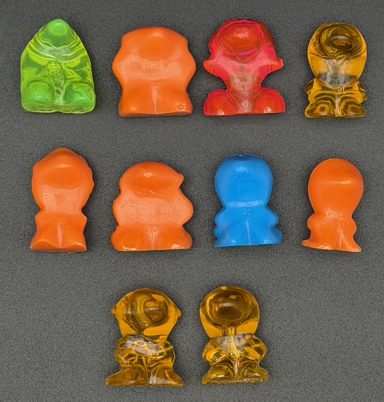 Lot 10 Aliens Festival Series 1 Crazy Bones Colombia 1990s Damaged