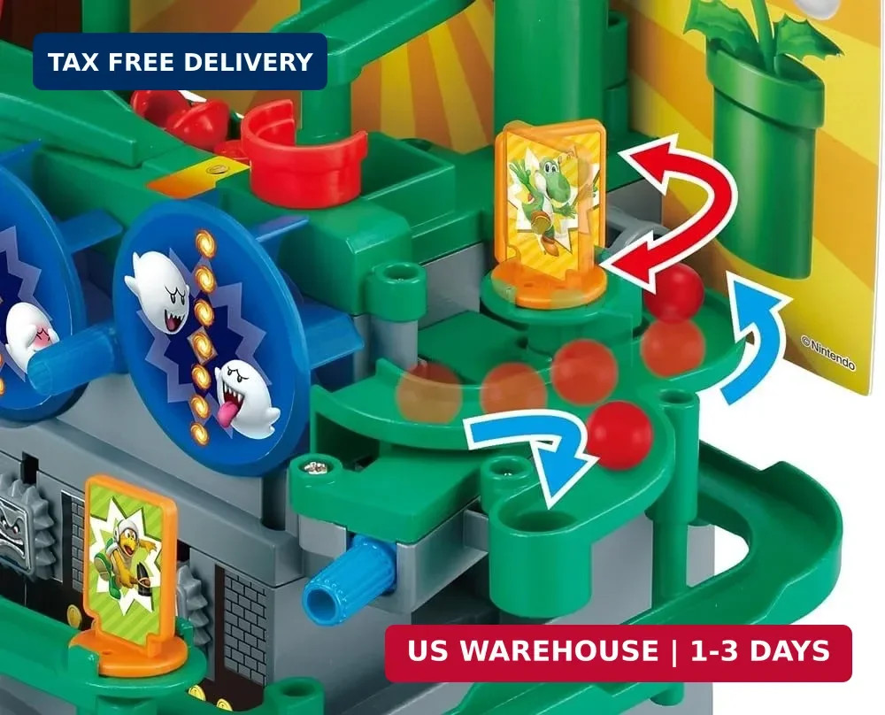 EPOCH Super Mario Adventure Game DX – Tabletop Skill and Action Game with Collec