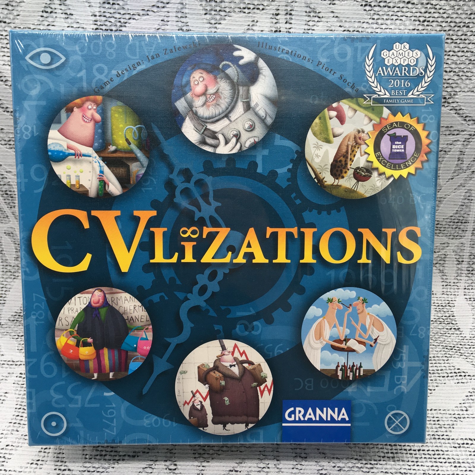 CVLizations Granna Board Game New Sealed Family Strategy Game 2-5 Players