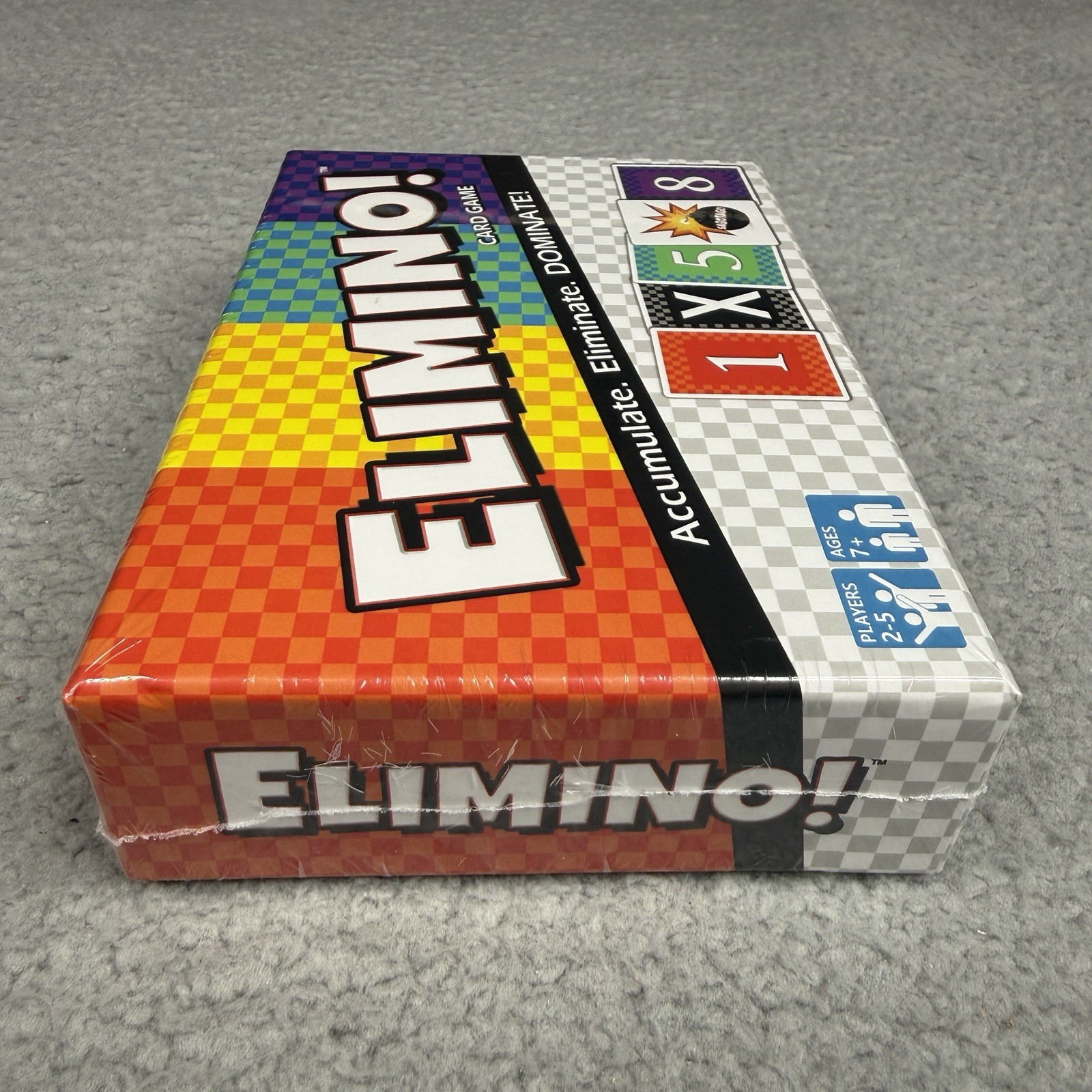 Elimino Card Game New Sealed Family Strategy Game Night Ages 7+ 2-5 Players