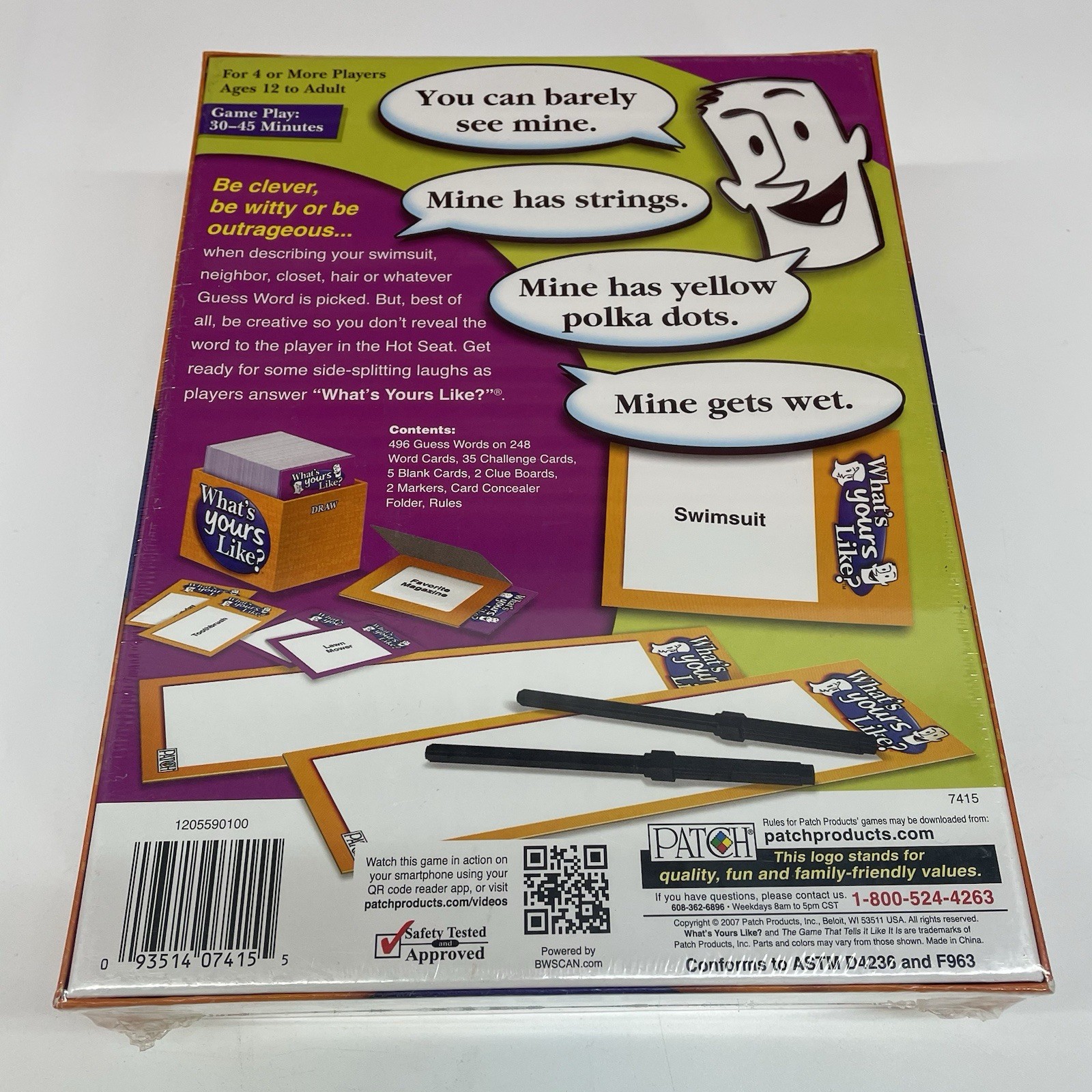 What’s Yours Like? Party Board Game Patch Products Adult Game New Sealed
