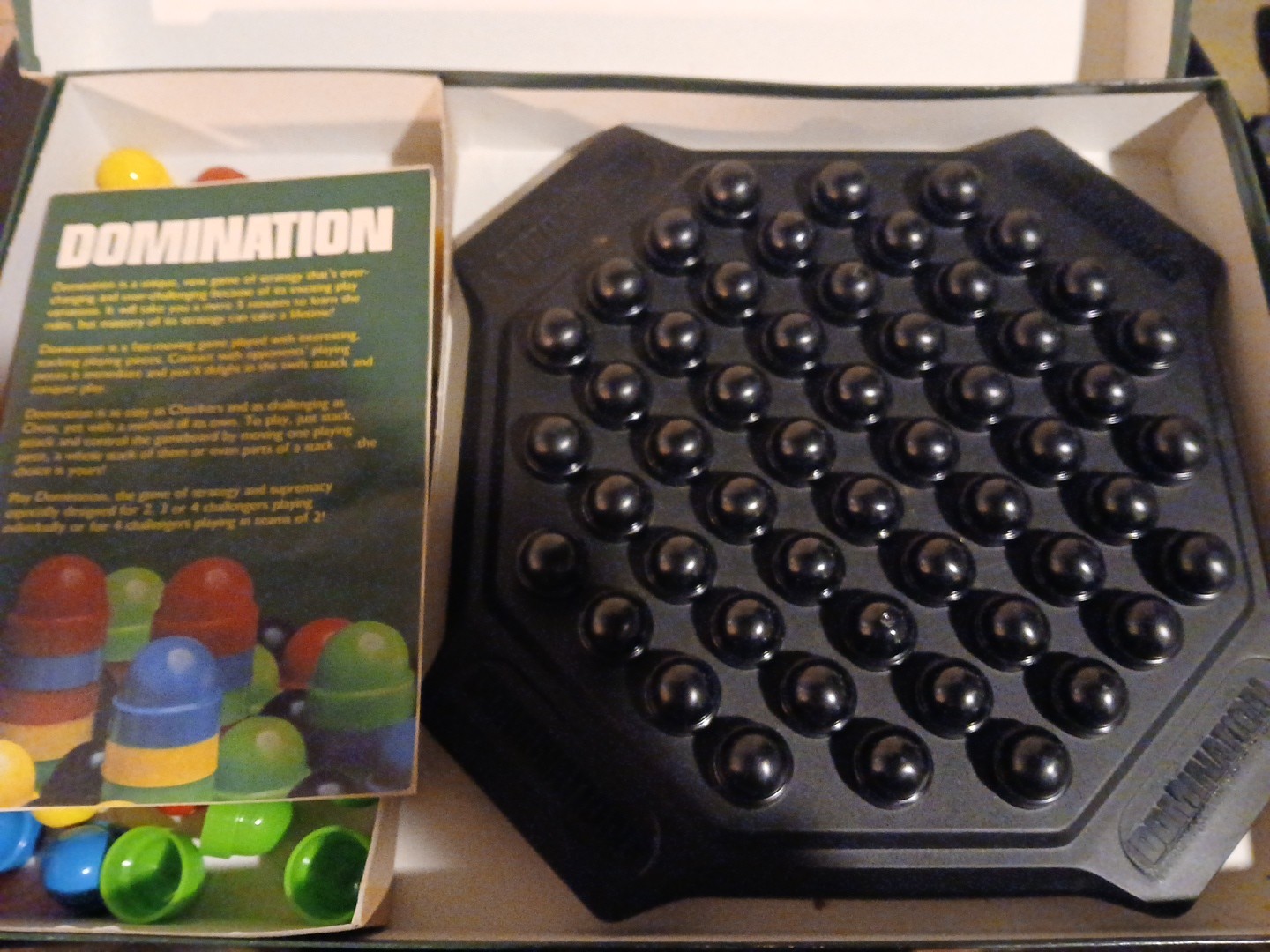 Domination Board Game by Milton Bradley 1982