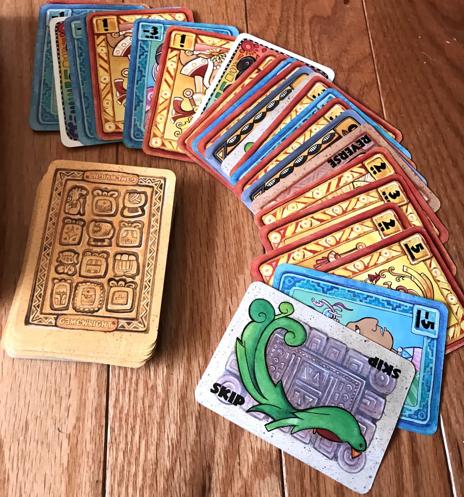 Maya Madness Mysterious Numbers Card Game 2003 Gamewright Educational COMPLETE