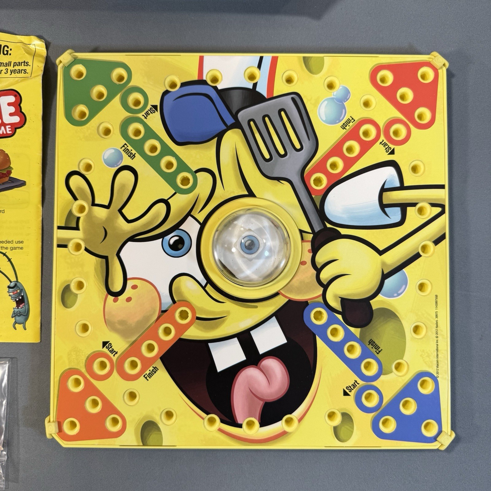 SPONGEBOB Squarepants Pop-O-Matic Trouble Game Hasbro Rare 2012 Edition INTL?