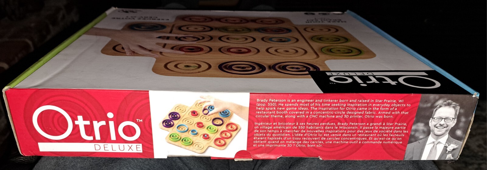 Otrio Deluxe – Strategy Game Wood Board by Marbles Brain Workshop COMPLETE