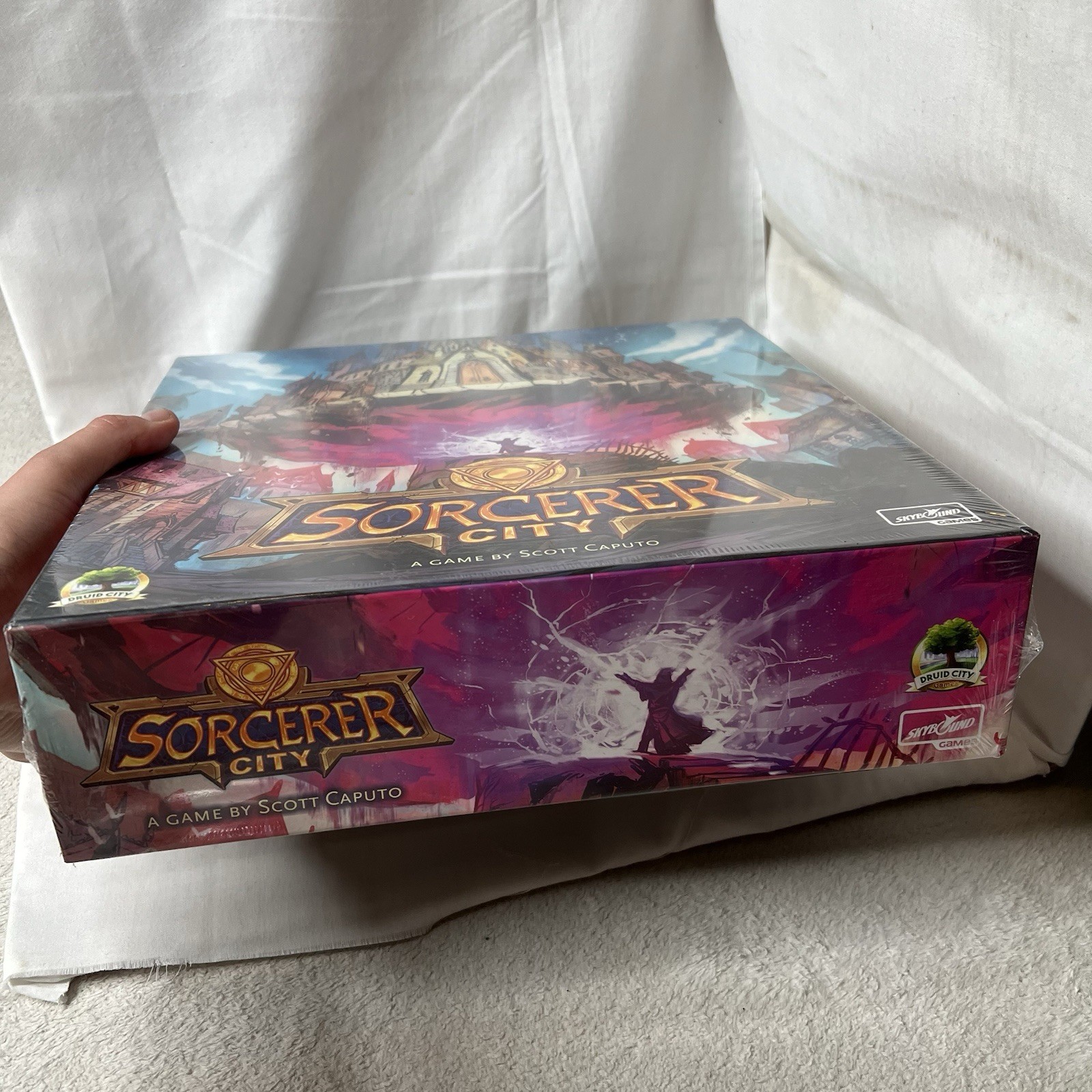 Brand New Sealed Sorcerer City Board Game by Scott Caputo Tile Laying Strategy