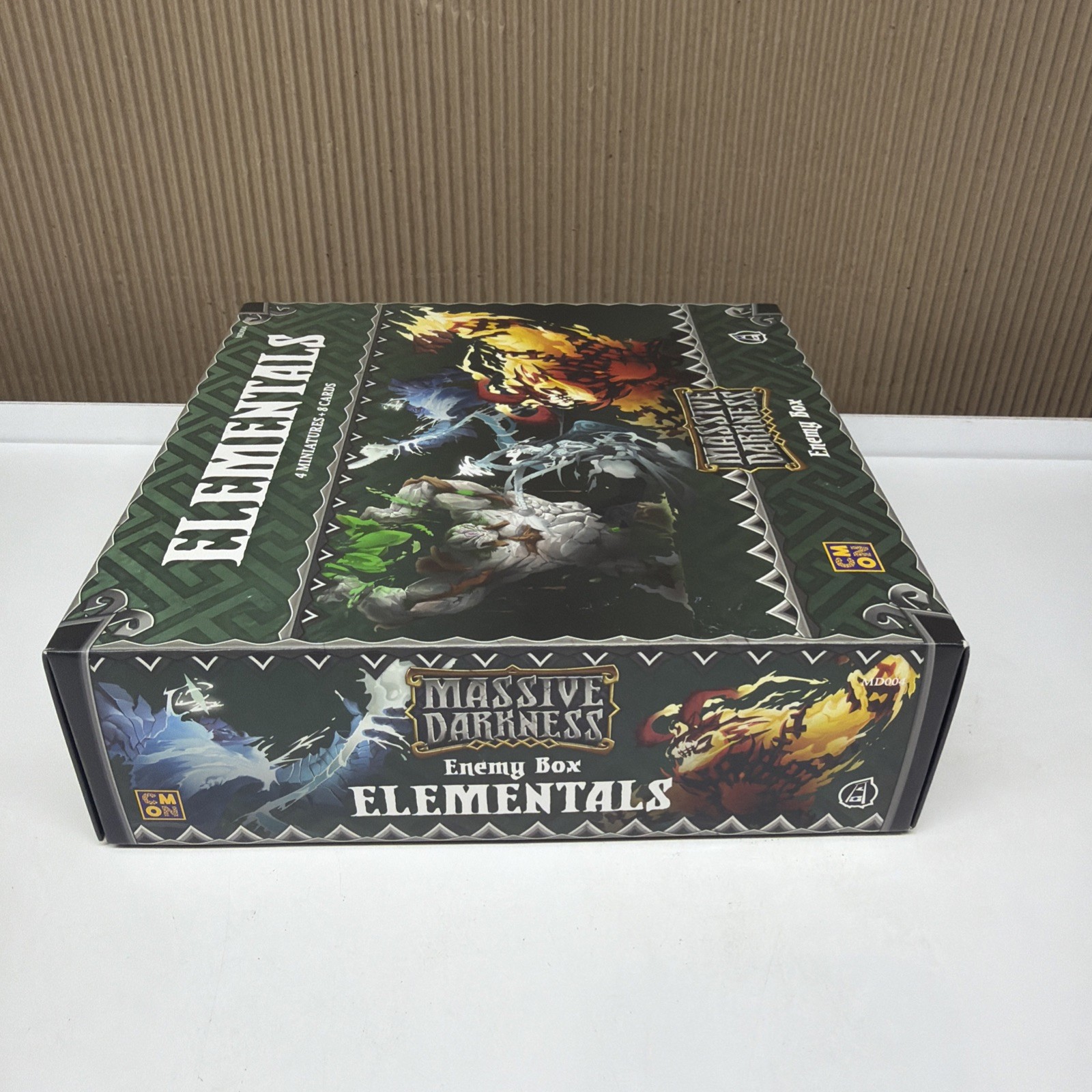 Massive Darkness Elementals Enemy Miniatures Set MD004 Dungeon Crawl Expansion