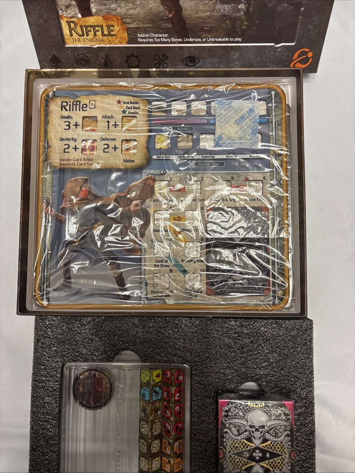 Too Many Bones: Riffle the Enigma Gearloc Character box Chip theory games (CTG)