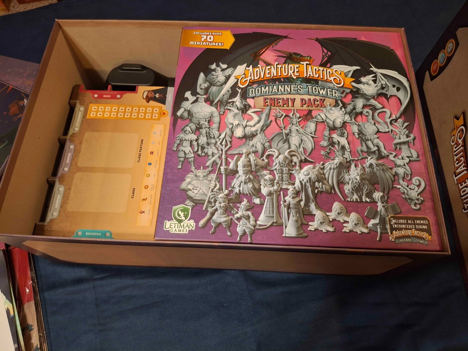 Adventure Tactics Big Box w/ Domianne’s Tower, Alchemy, playmats, minis, extras!