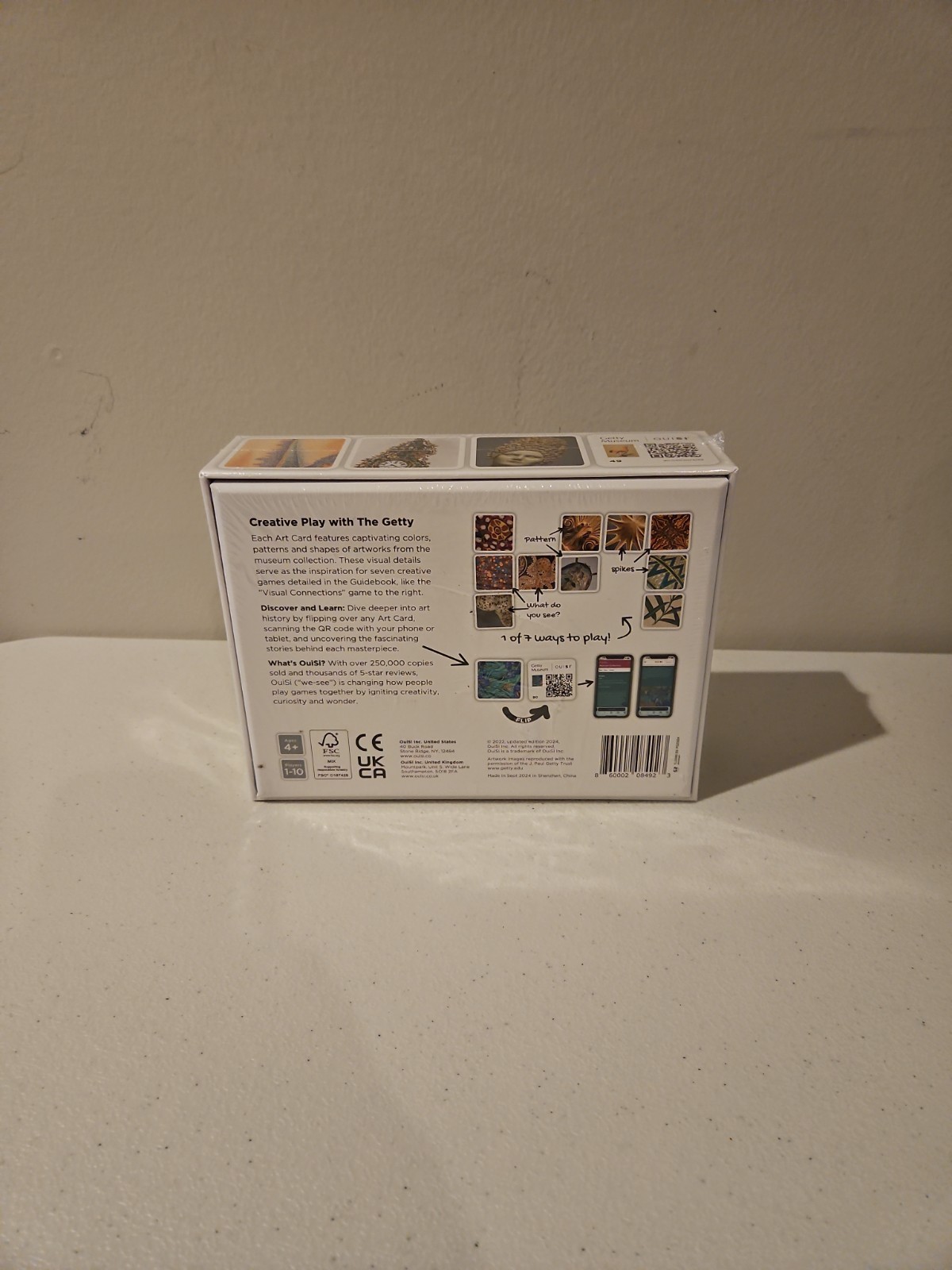 SEALED OuiSi Getty Museum Art Card Game Ignite Creativity COMPLETE creative
