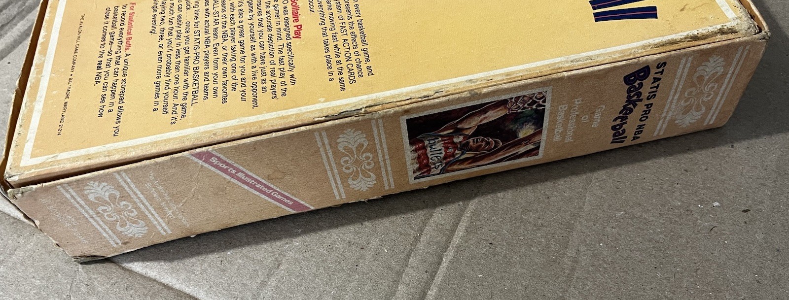 Vintage 1978 STATIS PRO NBA BASKETBALL Sports Illustrated Avalon Hill Board Game