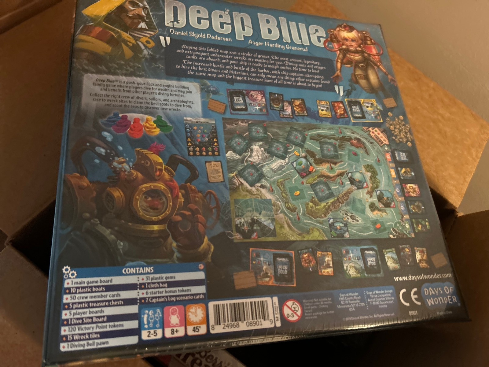 Lot of 5 – Board Game $205 Deep Blue, Berried Treasure, Dive Birdwatcher, Alpuj