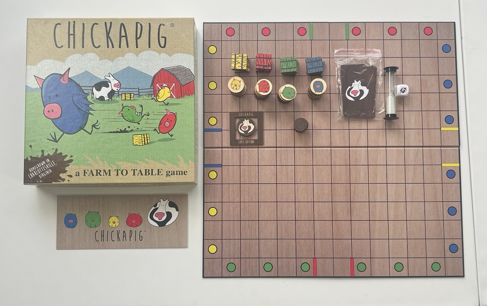 CHICKAPIG Board Game by Brian Calhoun, Complete!