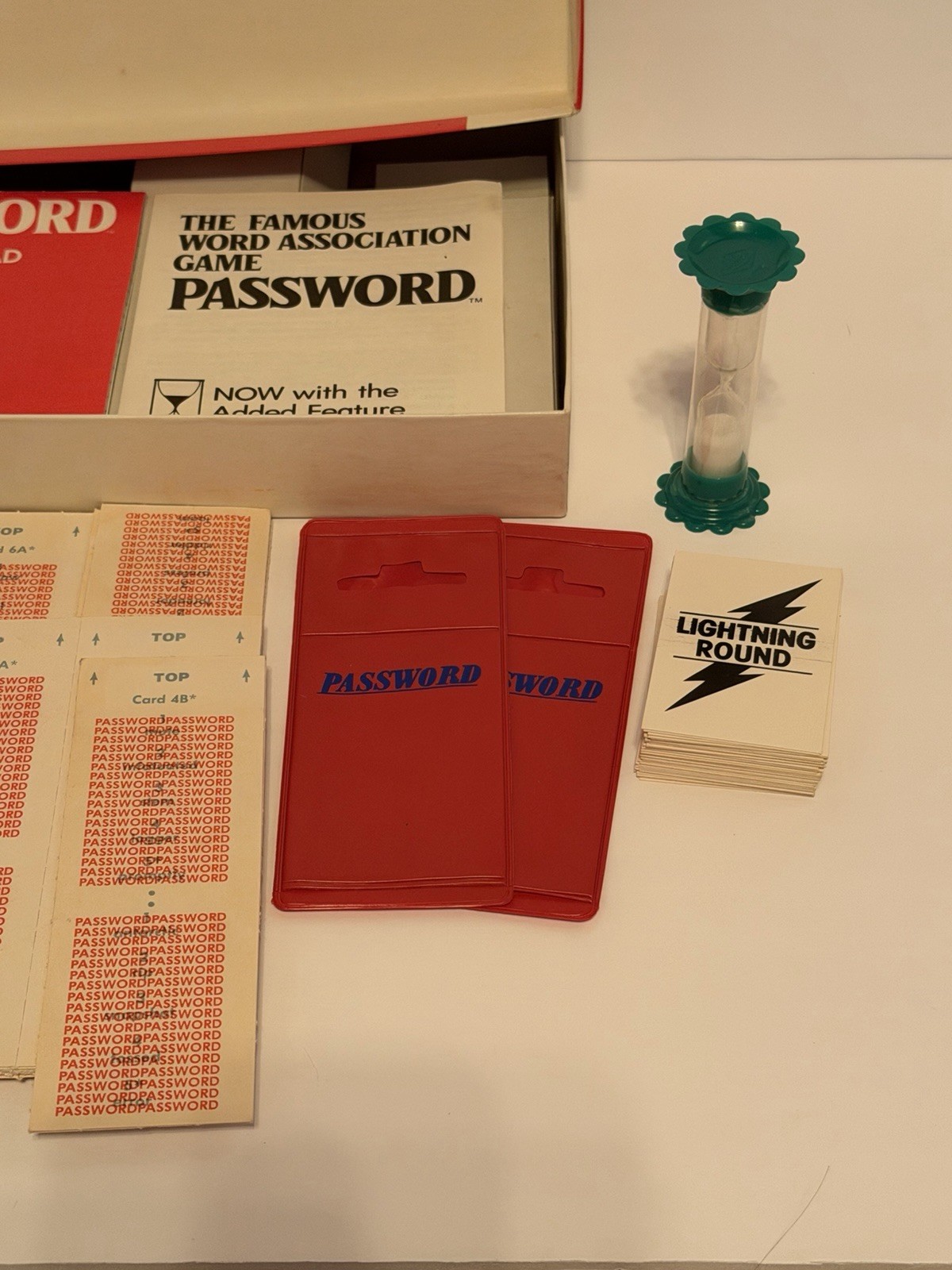 Password game 22nd Edition Open / Unused Complete Milton Bradley HAND SAMPLE