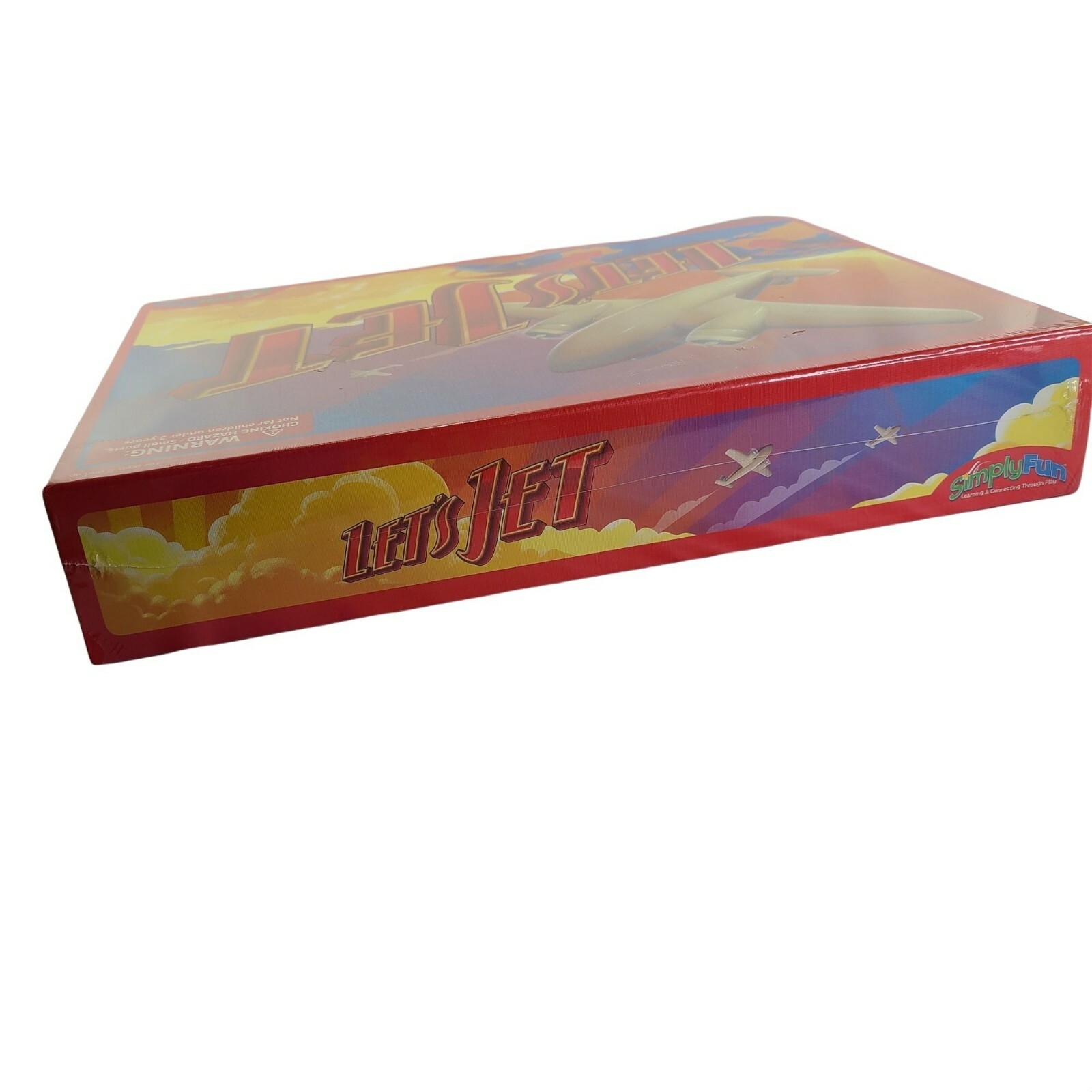 Lets Jet Geography Strategy World Facts Game Ages 8 and Up Simply Fun Sealed New