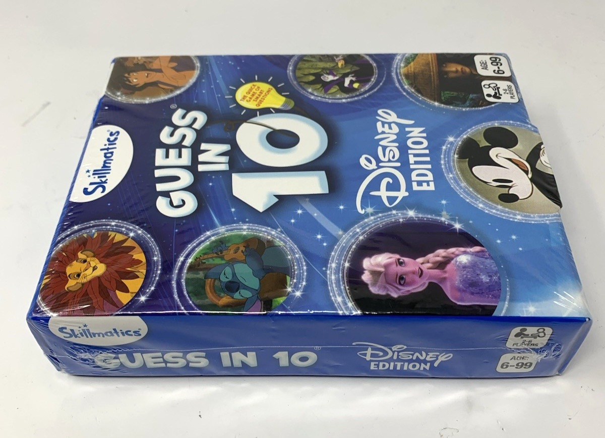 Skillmatics Guess in 10 Disney Edition Card Game New Sealed