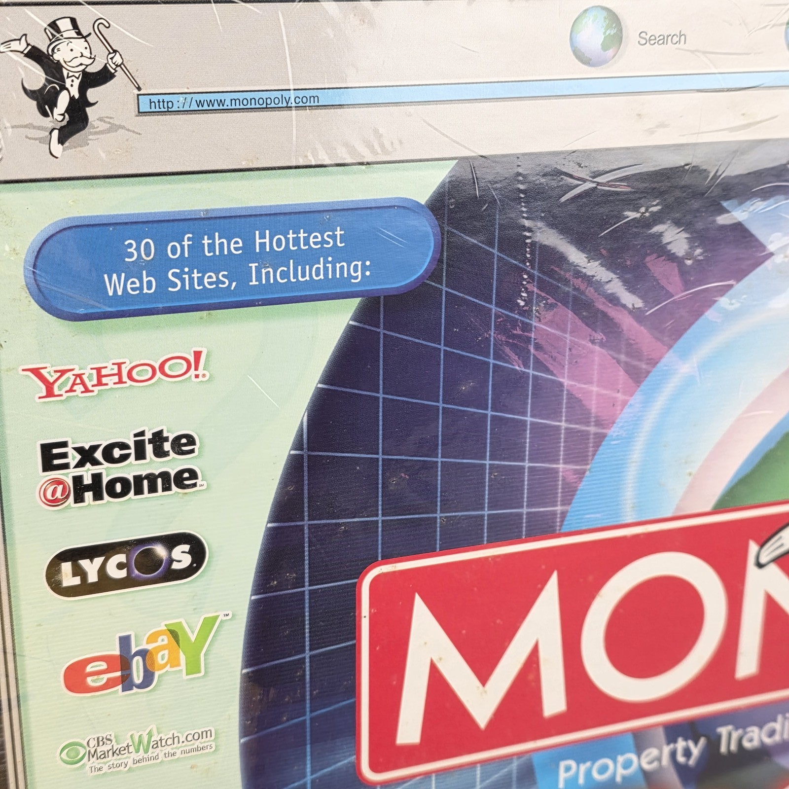 NEW SEALED Monopoly The .com Edition Board Game Parker Brothers Hasbro 2000