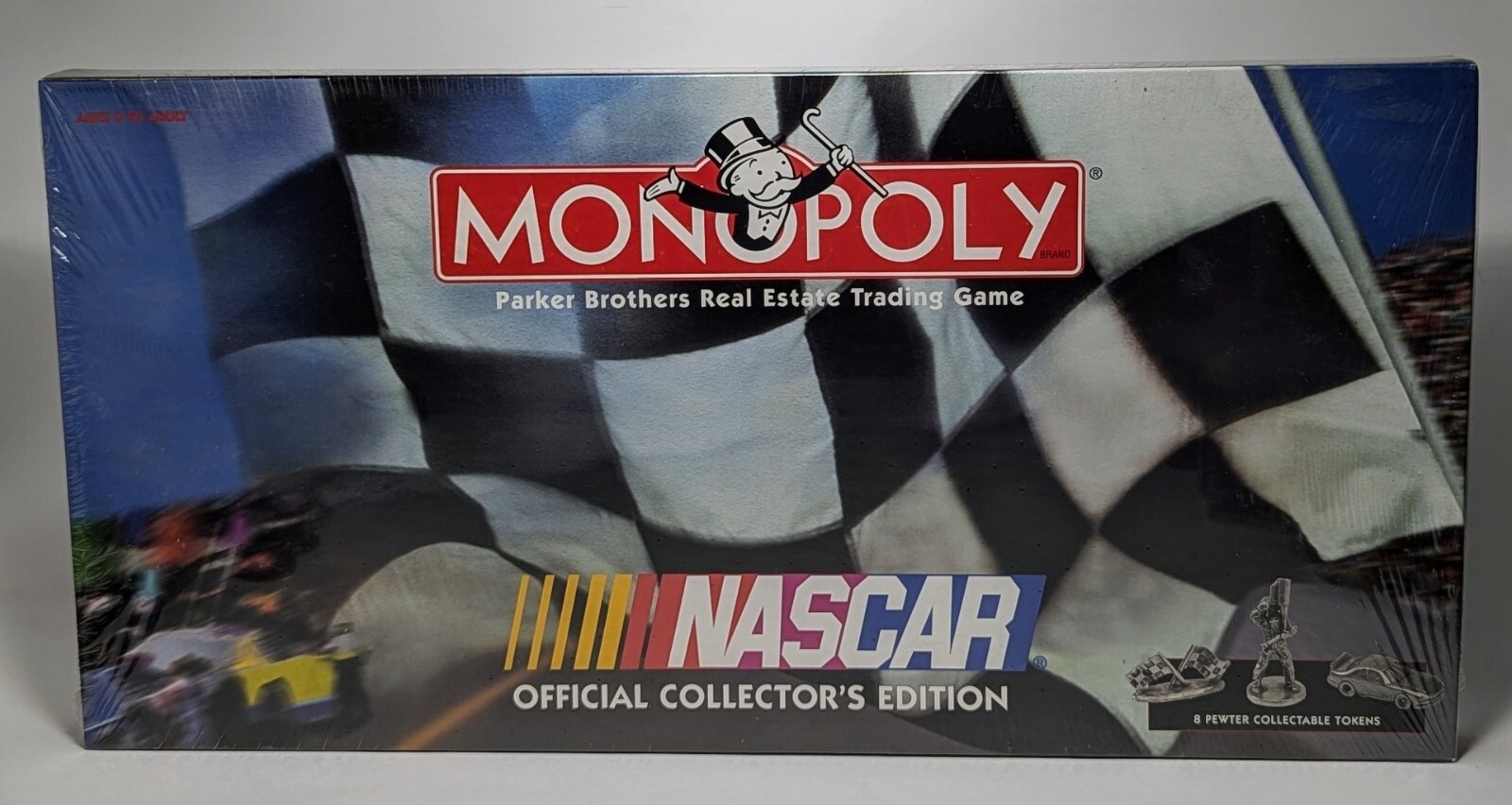 1997 NASCAR Monopoly Official Collector’s Edition Board Game-New Factory Sealed