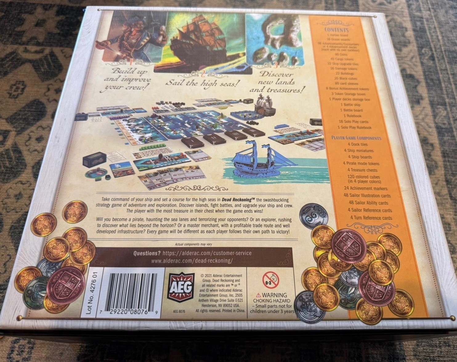 AEG Alderac Entertainment Dead Reckoning 2nd Ed Board Game Base Core Complete