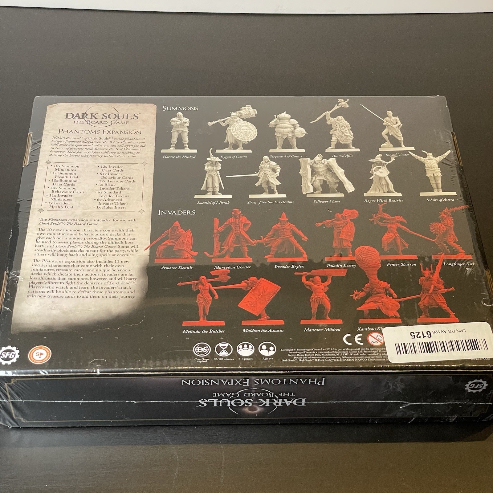 Dark Souls: The Board Game Phantoms Expansion Steamforged Games New Sealed