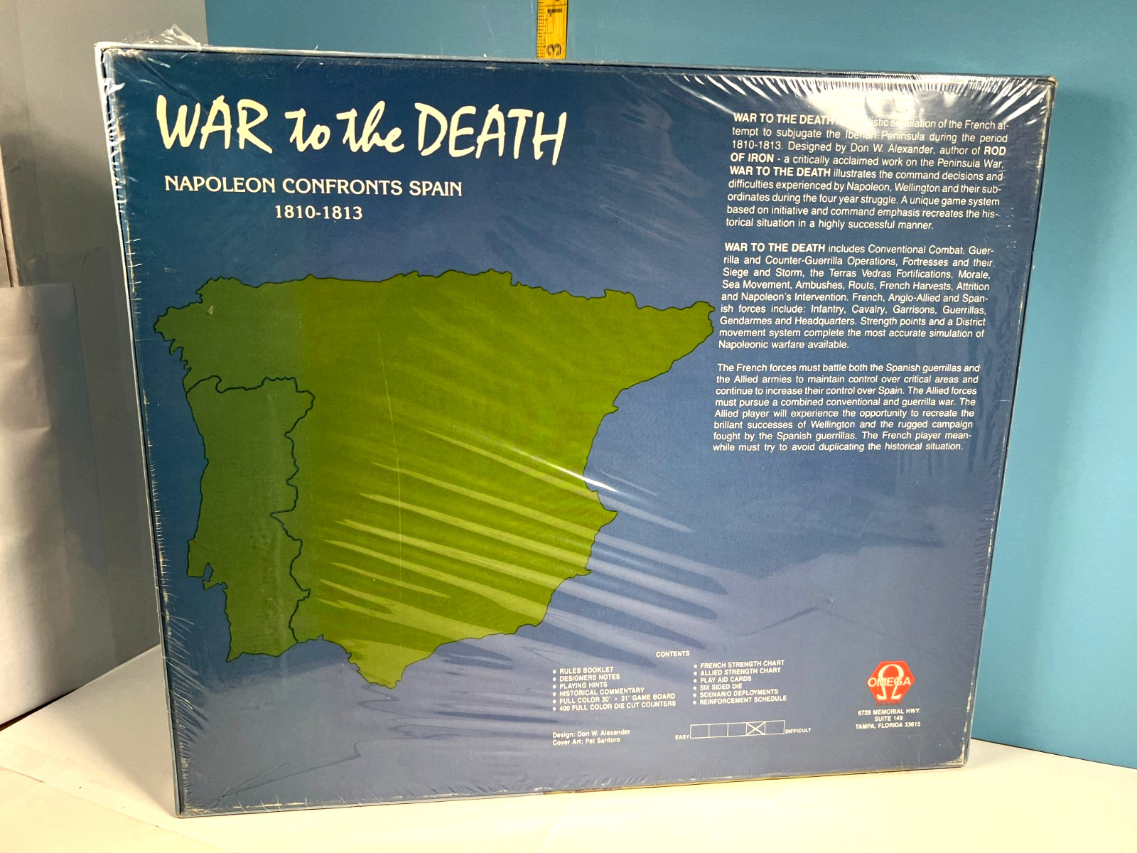 🔥War To The Death Napoleon Contronts Spain 1810-1813 Omega Games Sealed NOS🔥