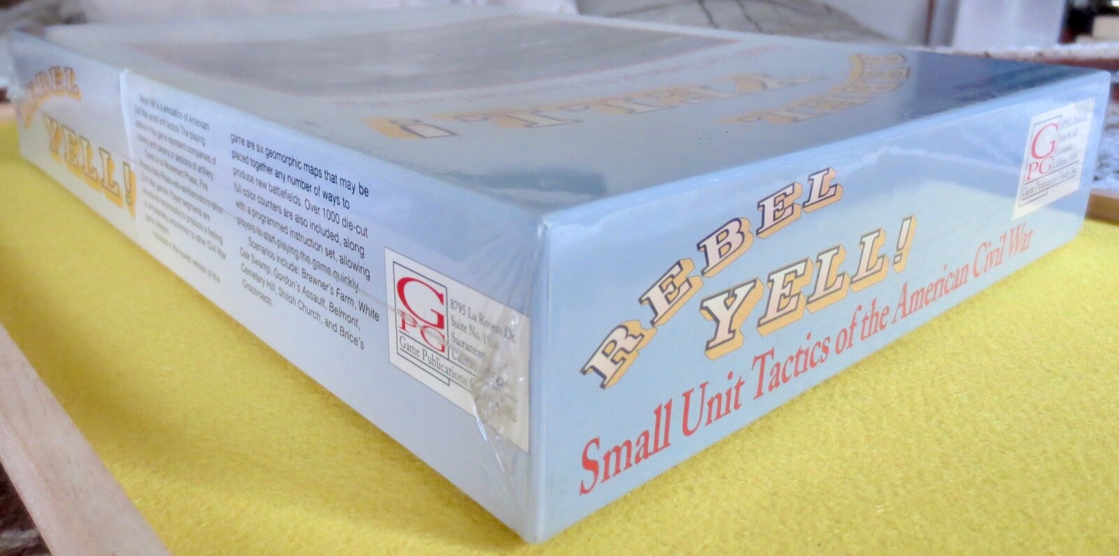 Rebel Yell! Small Unit Tactics of the American Civil War. 1991 Free UPS shipping