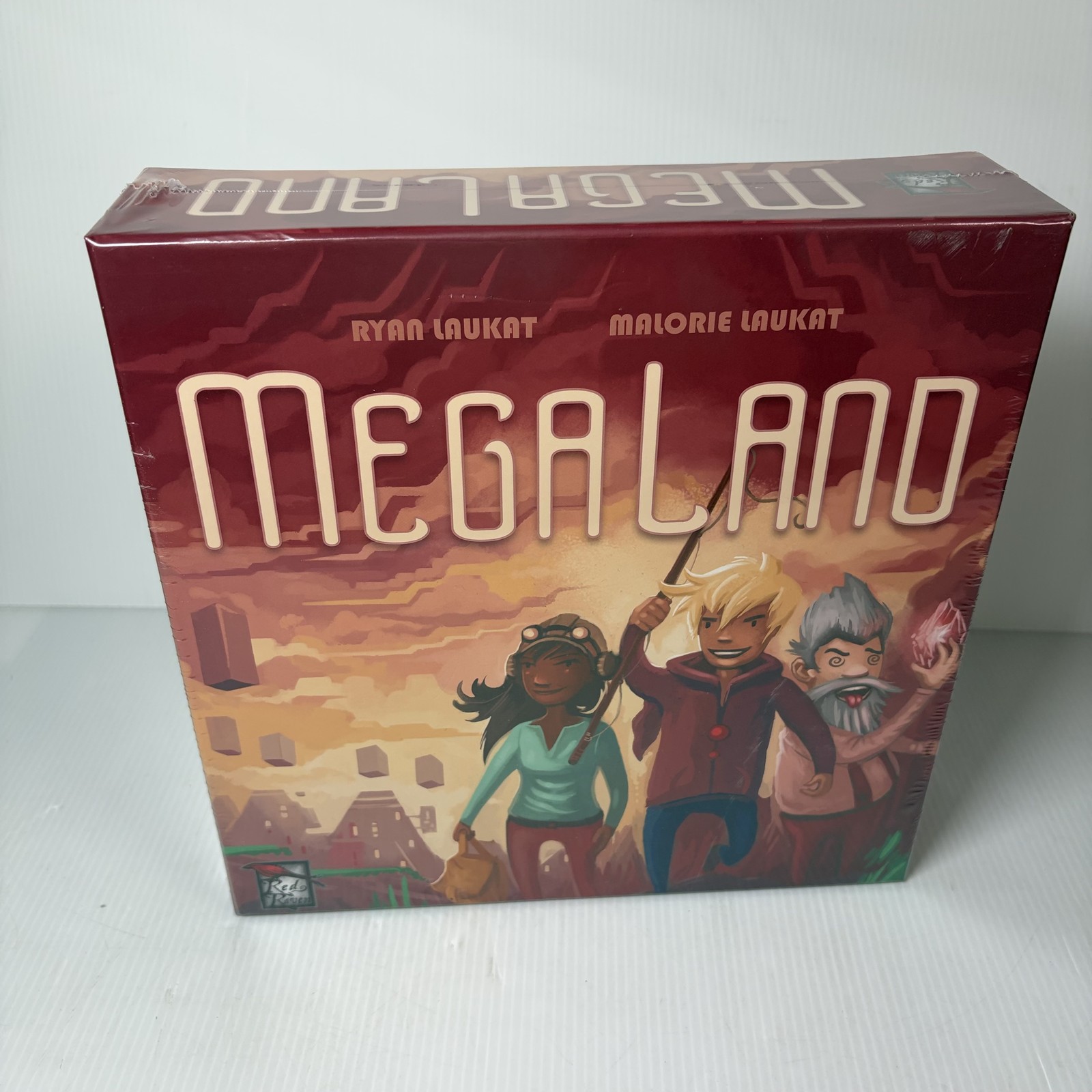 Megaland Board Game New Factory Sealed Red Raven Games Ryan & Malorie Laukat