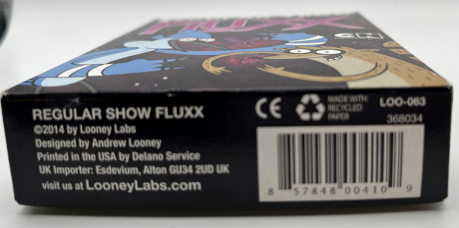 Regular Show Fluxx Card Game Looney Labs 2014 Cartoon Network incl 8 extras READ