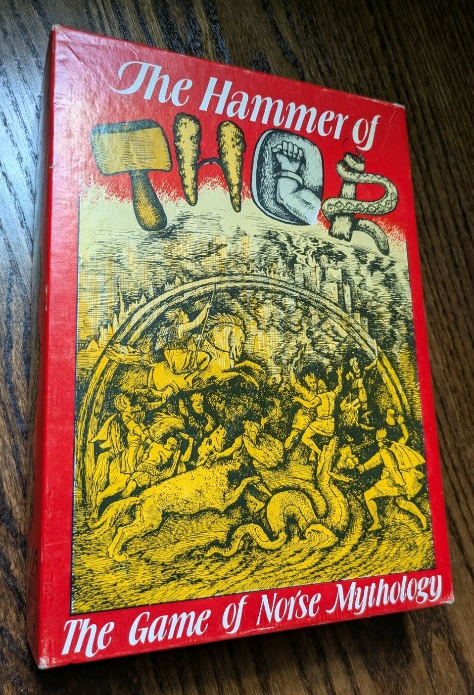 The Hammer Of Thor Game Of Norse Mythology Nova Unpunched 1980 Vintage RPG VG