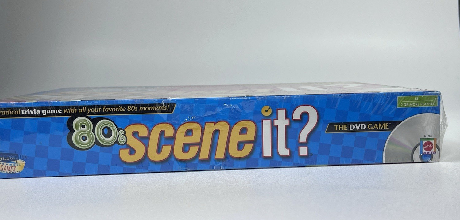 80s Scene It 1980s DVD Trivia Board Game NEW FACTORY SEALED (2009) Mattel (*pic)