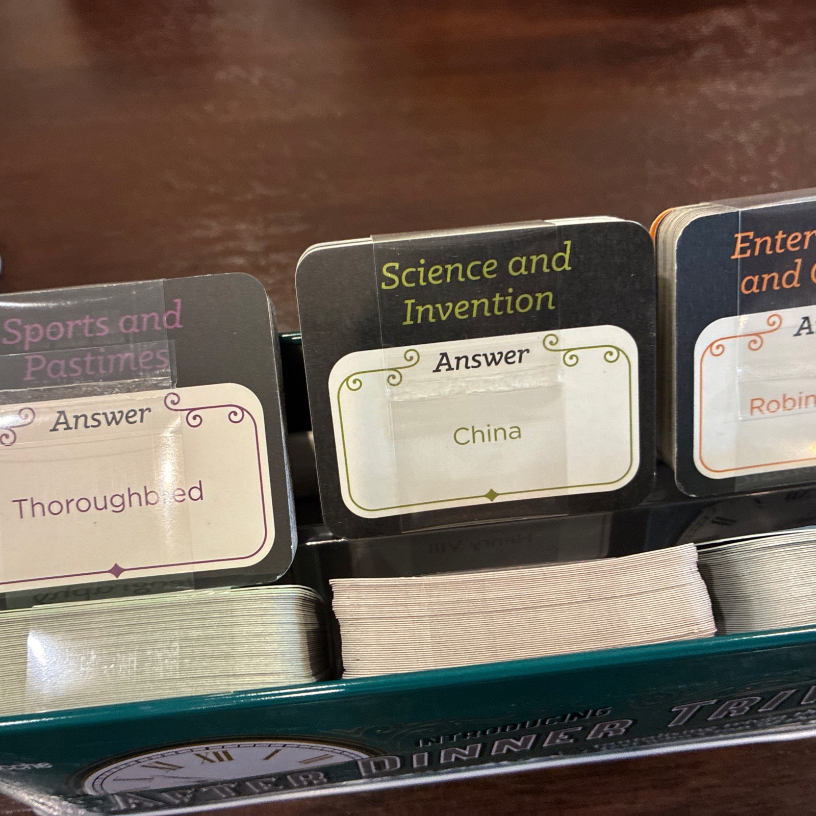 After Dinner Trivia Game by Hacche Ages 14 and Up For 2 or more Players