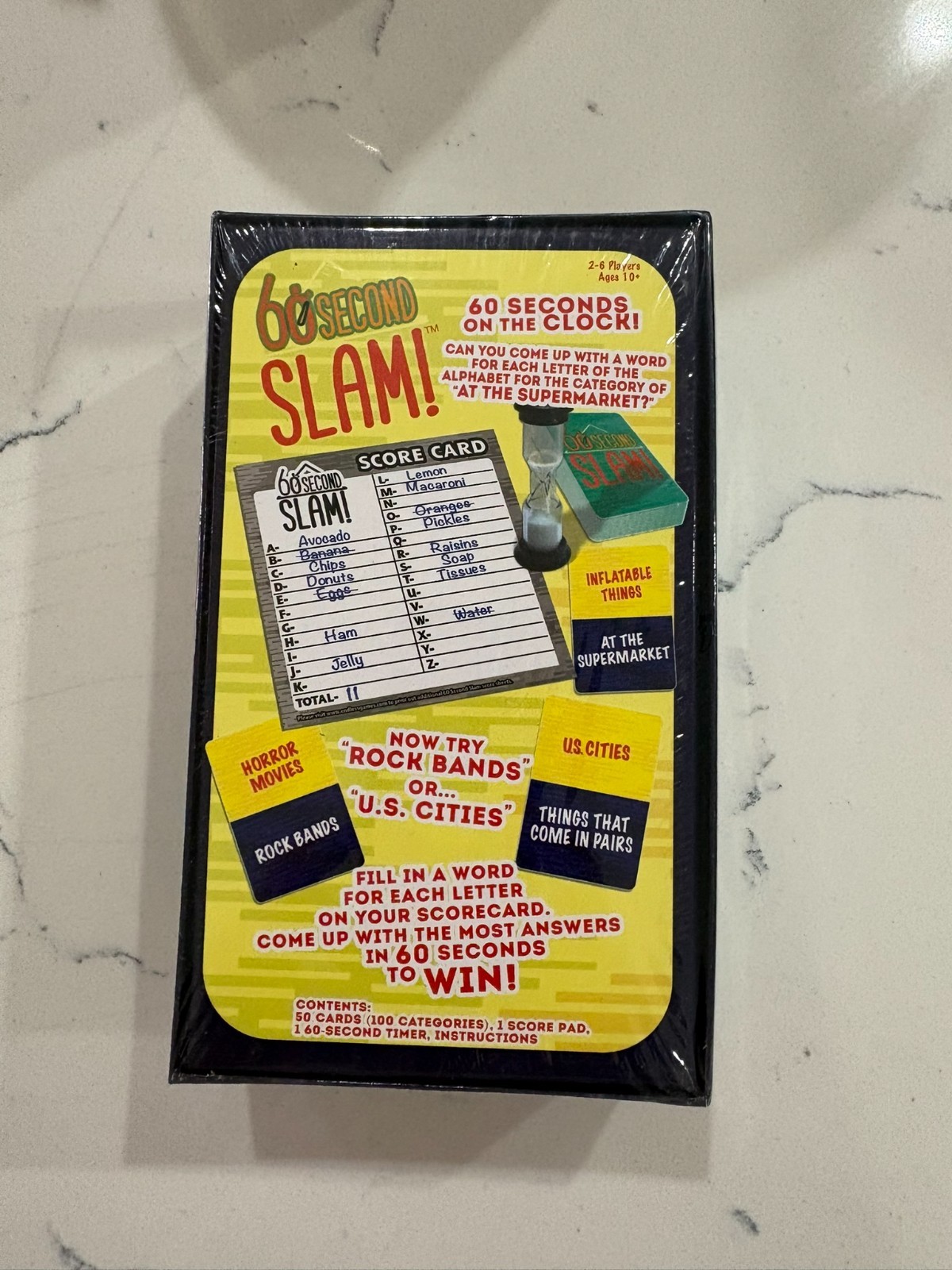 60 Second Slam! – Family Board Game NEW!