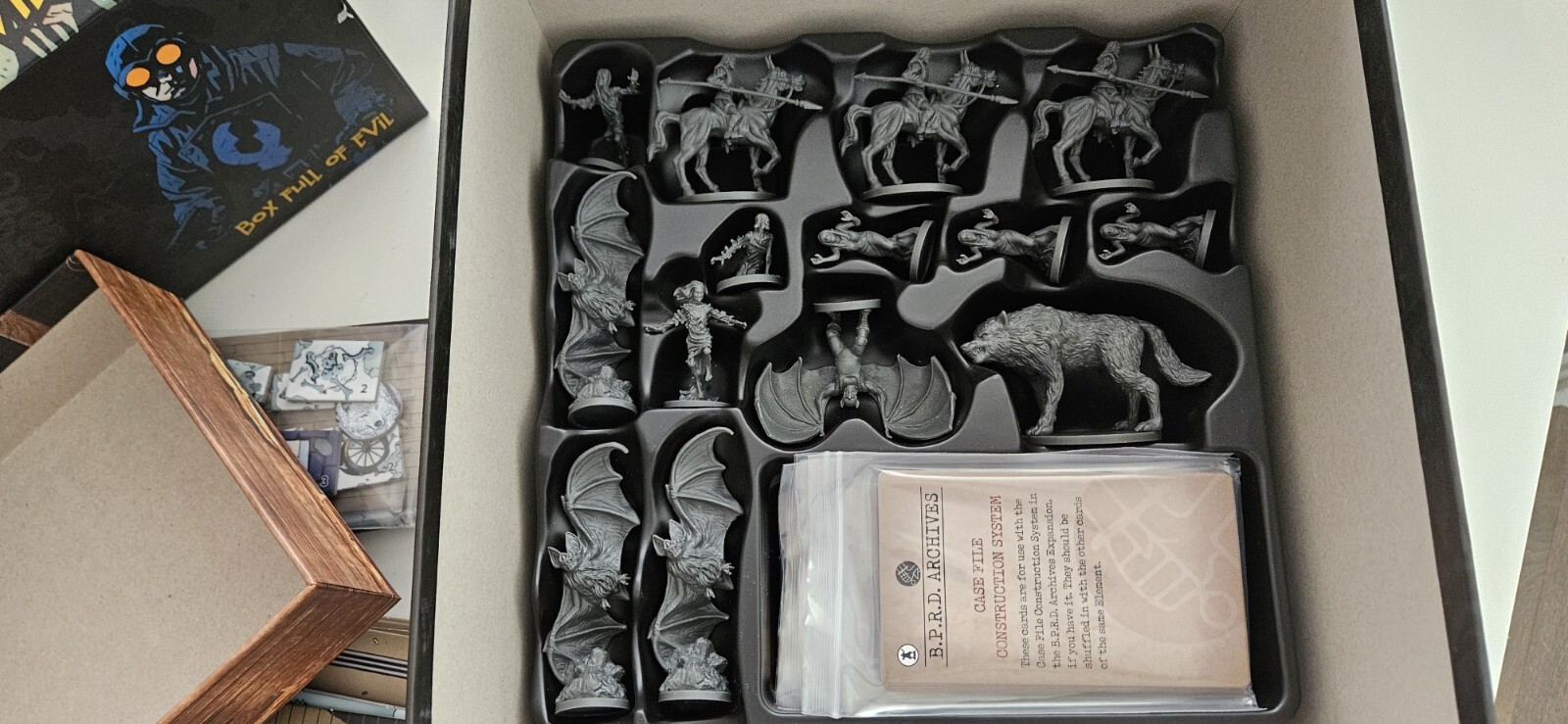 Hellboy Board Game Box Full of Evil Expansion Kickstarter