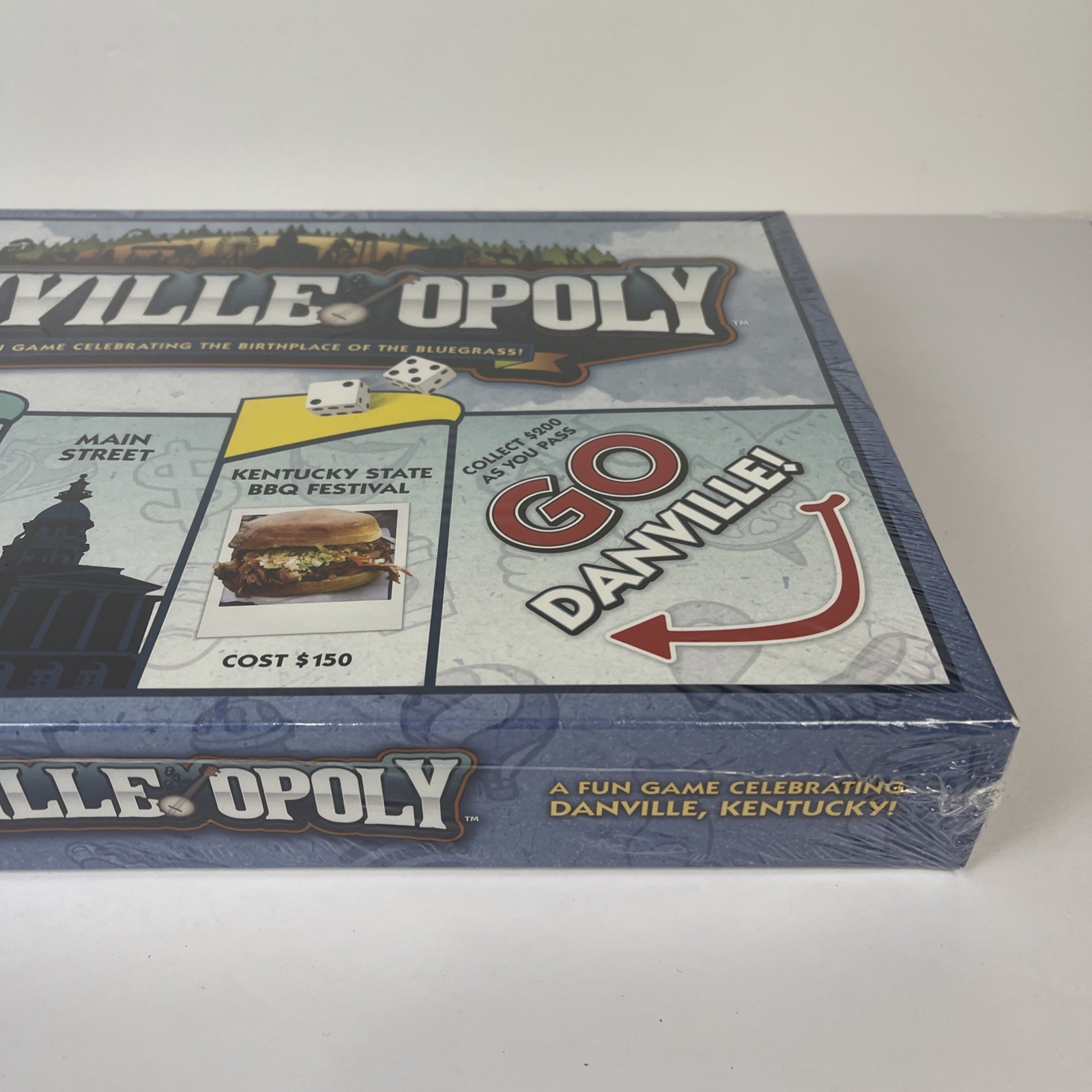 Danville Opoly Monopoly Game by Late for the Sky Danville Kentucky New Sealed