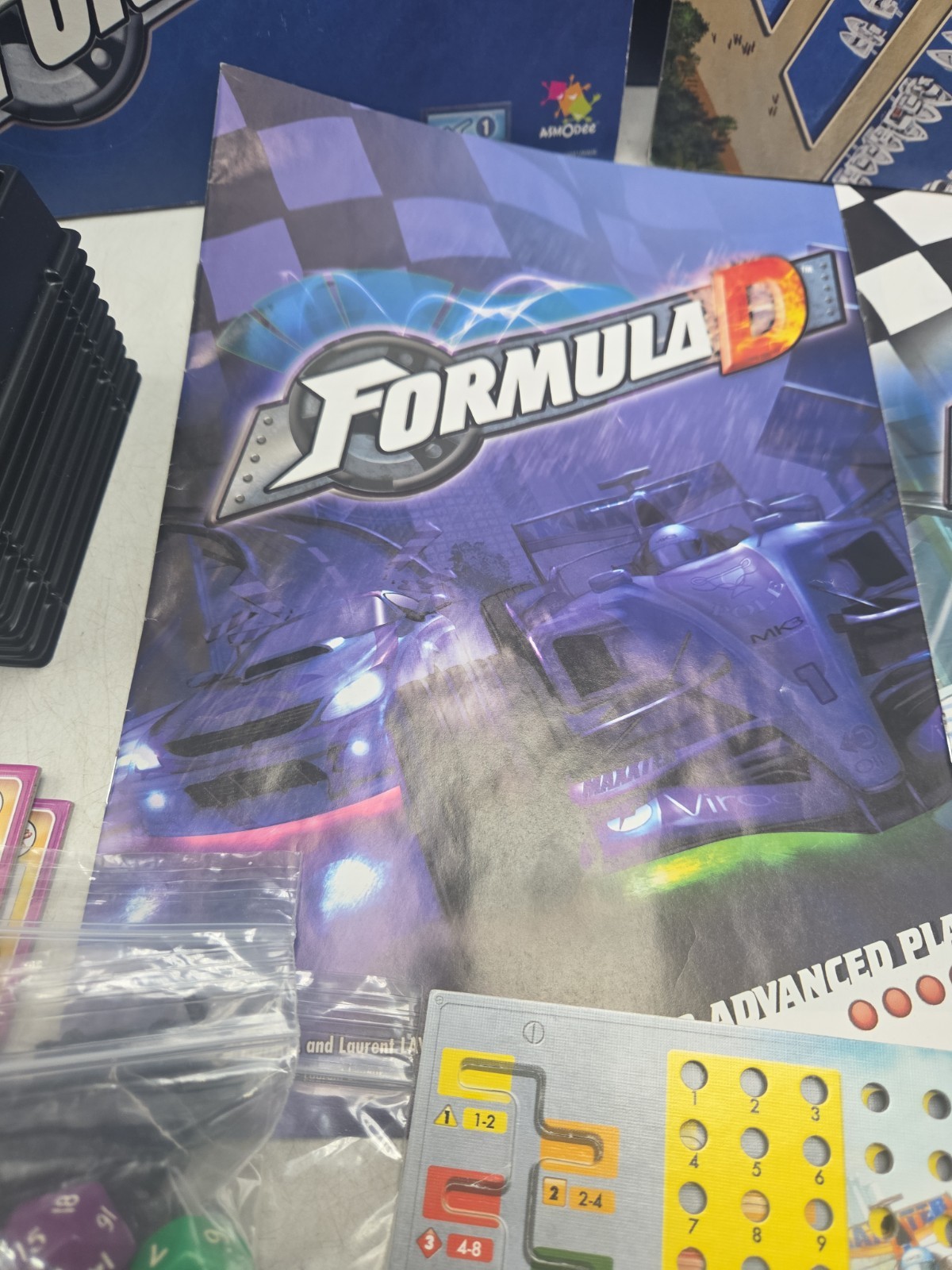 Formula D Board Game by Asmodee 2013 Playmachine Racing Cult
