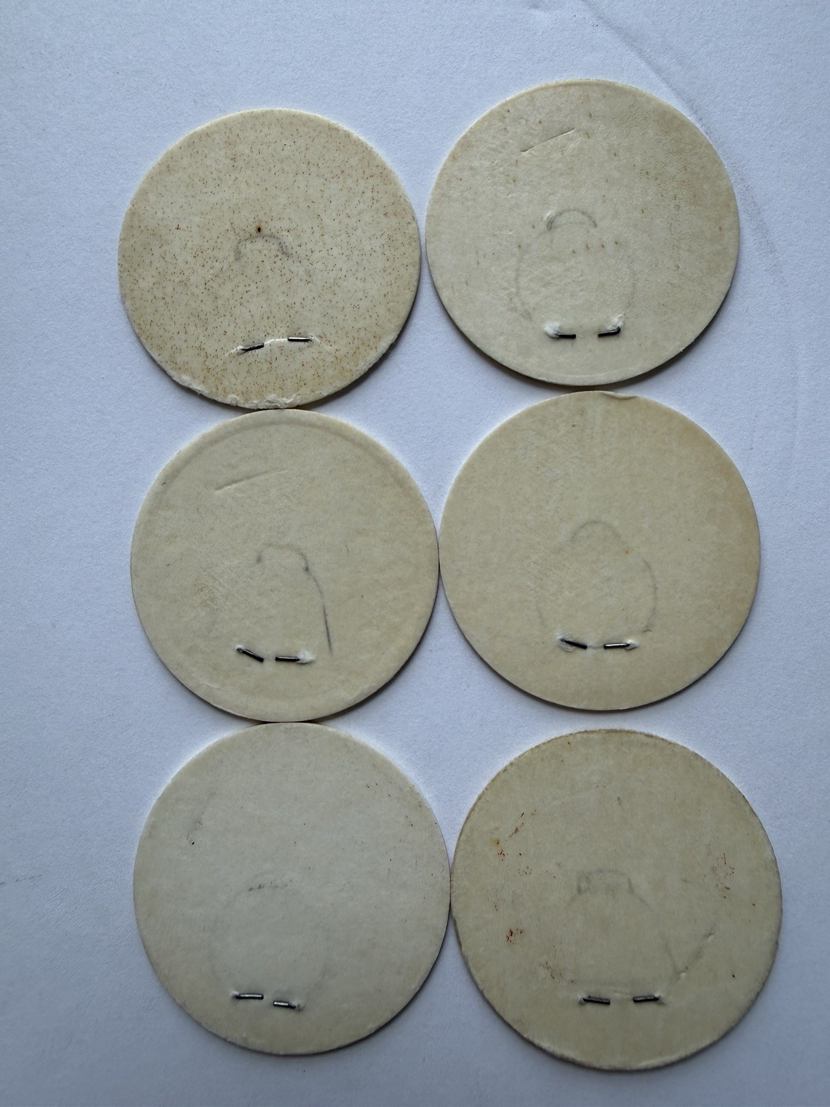 Vintage POG Milk Cap Lot 6 Hawaii Karate Joker Monster Dogo Luck 1990s WPF