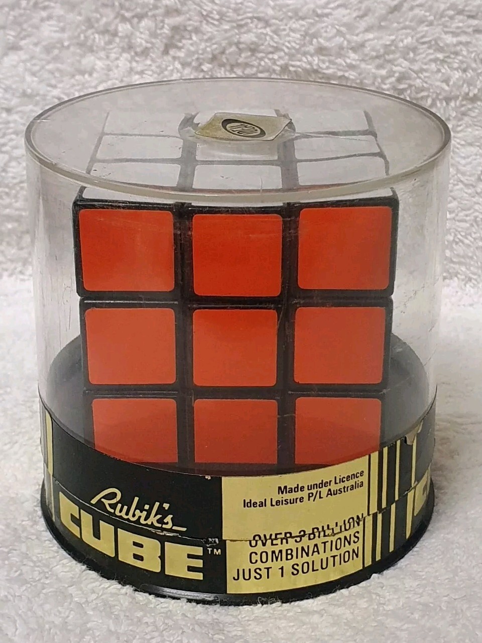 🔶RUBIK’S CUBE 1980 ORIGINAL IDEAL TOY CORP W/ BOX INSTRUCTION VINTAGE PACKAGING