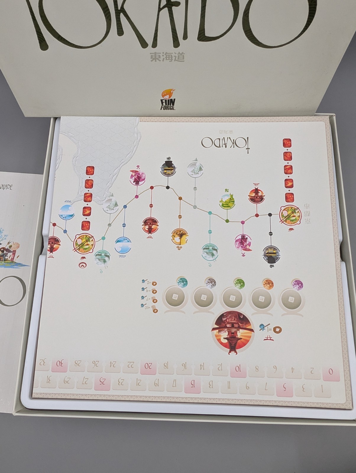 Tokaido Board Game Fun Forge 2014 100% Complete – Excellent!