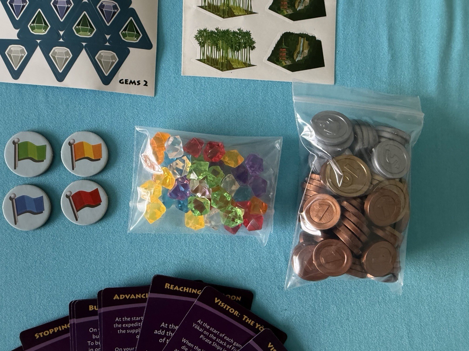 Machi Koro Legacy Board Game, Missing 2 Reference Cards Has 211 Cards Box Damage