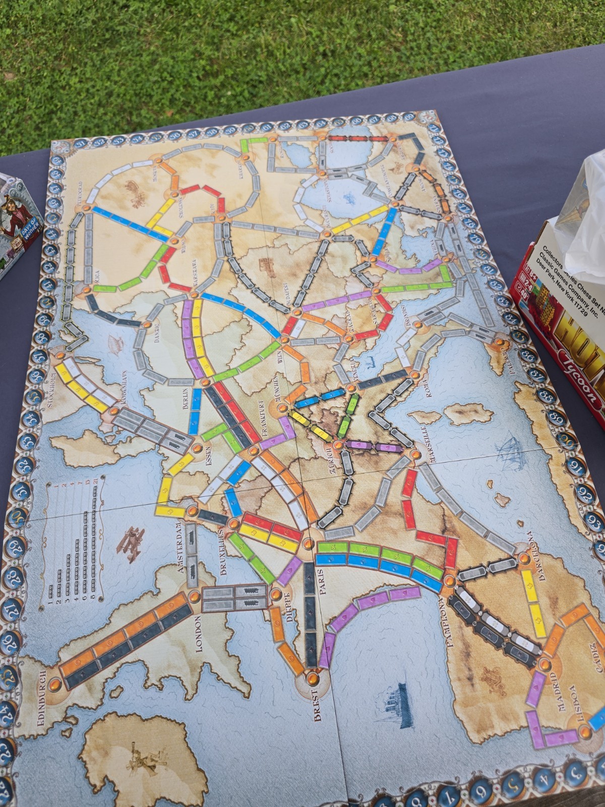 Days of Wonder Ticket to Ride Europe Board Game COMPLETE!