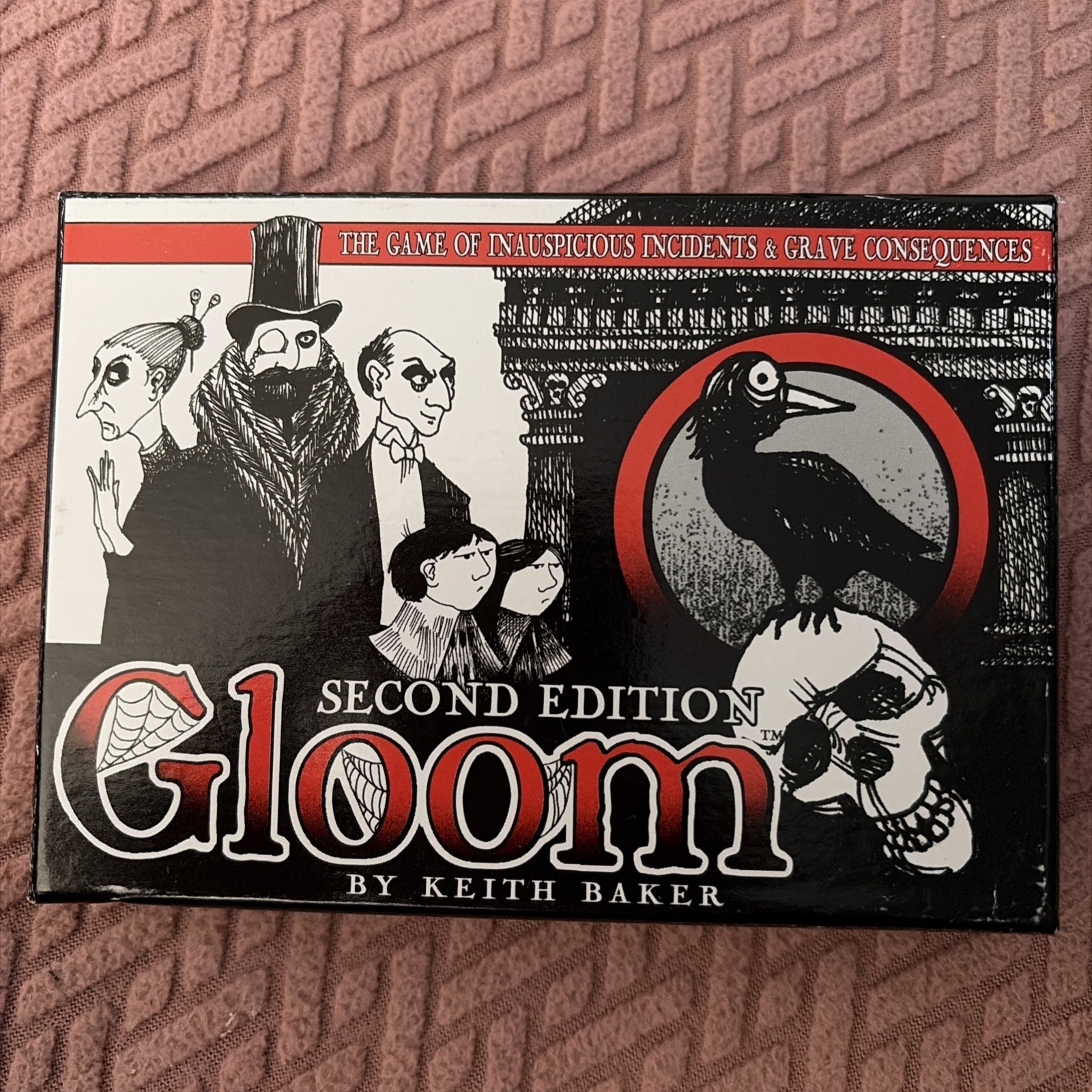 Atlas Games Gloom Card Game Keith Baker, Second 2nd Edition, Transparent