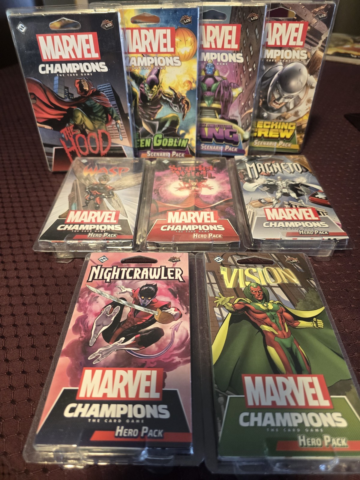 Marvel Champions LCG HERO/VILLIAN Packs SEALED